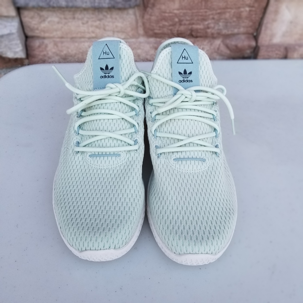 Adidas Pharrell Williams Tennis HU Green Womens 9 - Picture 6 of 10